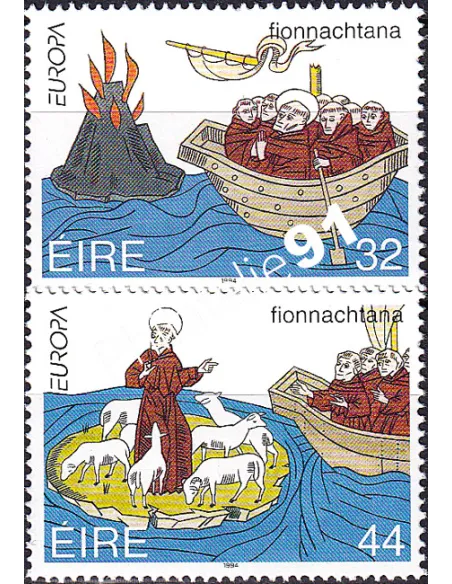 Irlande, n° 858 à 859, Europa 1994, collection timbres Europe