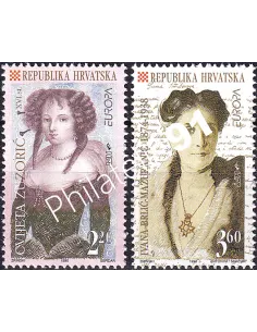Croatie, n° 346 à 347, Europa 1996, collection timbres Europe