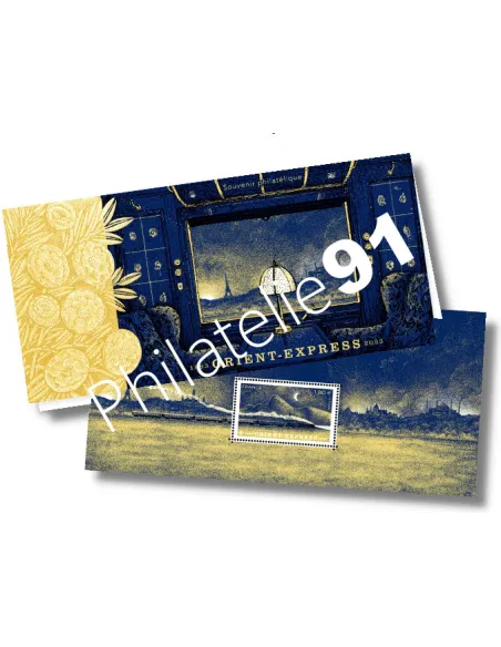 Bloc souvenir n° 207, L'Orient-Express, collection timbres de France