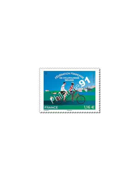 Timbre n° 5704, cyclotourisme, timbres de France