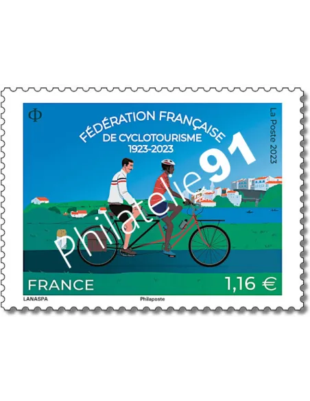 Timbre n° 5704, cyclotourisme, timbres de France