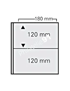 Paquet de 10 feuilles pour billets, pour album Artline