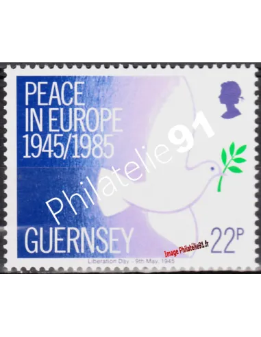 GUERNESEY - n°  321 ** - 40ème anniversaire de la libération de l'Île