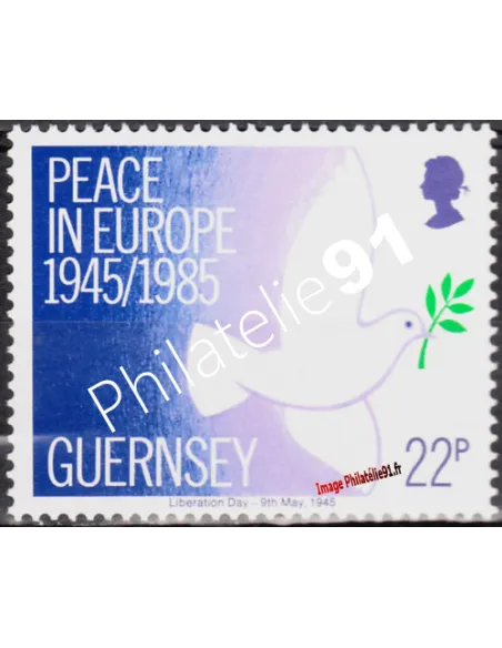 GUERNESEY - n°  321 ** - 40ème anniversaire de la libération de l'Île