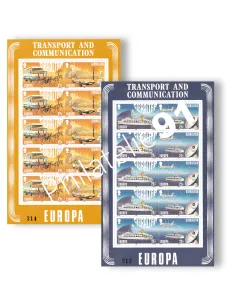Gibraltar, n° 555 à 558, 2 feuilles, Europa 1988, timbres Europe