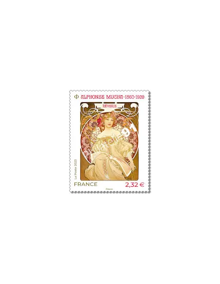 Timbre n° 5708, Alphonse Mucha, timbres de France