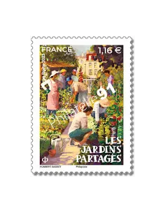 Timbre n° 5710, Les jardins partagés, timbres de France