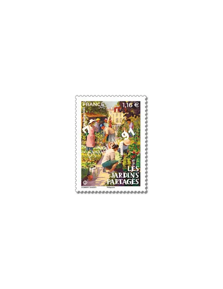 Timbre n° 5710, Les jardins partagés, timbres de France