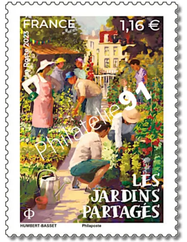 Timbre n° 5710, Les jardins partagés, timbres de France
