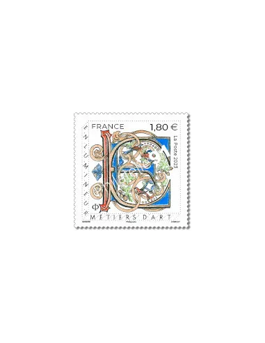 Timbre n° 5711, Les métiers d'Art, Enlumineur, timbres de France