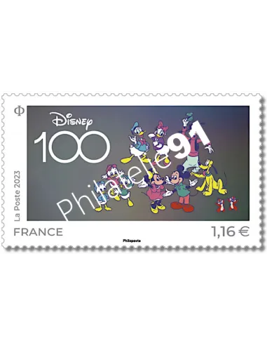 Timbre n° 5713, Disney 100, timbres de France