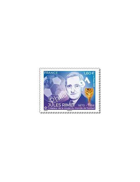 Timbre n° 5719, Jules Rimet, timbres de France