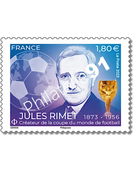 Timbre n° 5719, Jules Rimet, timbres de France