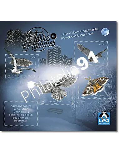 Feuille 5715, La Terre et les Hommes 2023, timbres de France