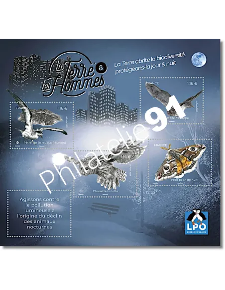 Feuille 5715, La Terre et les Hommes 2023, timbres de France