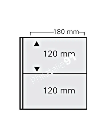 Paquet de 10 feuilles pour billets, pour album Artline