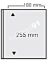 Paquet de 10 feuilles pour billets, pour album Artline