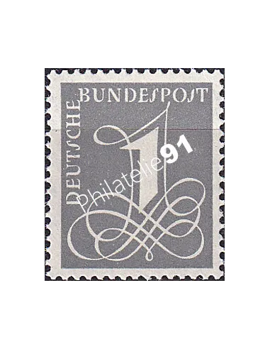 RFA, n° 102a, papier fluorescent, Collection timbres Allemagne