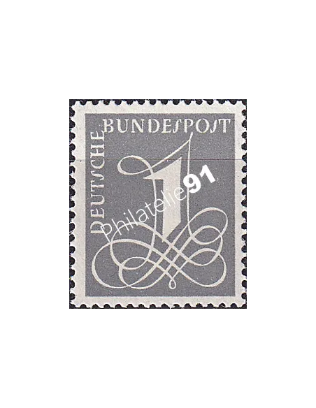 RFA, n° 102a, papier fluorescent, Collection timbres Allemagne