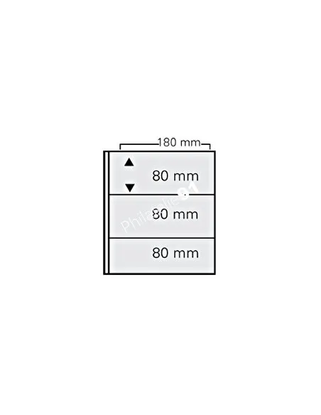 Paquet de 10 feuilles pour billets, pour album Artline