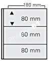 Paquet de 10 feuilles pour billets, pour album Artline