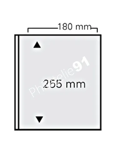 Paquet de 10 feuilles pour billets, pour album Artline