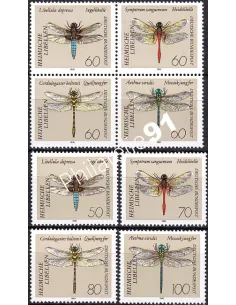 RFA, n° 1373 à 1380, Collection timbres Allemagne