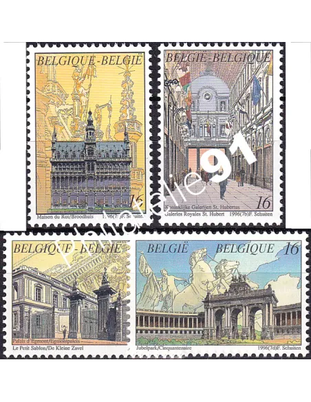 Belgique, n° 2642 à 2645, collection timbres Europe