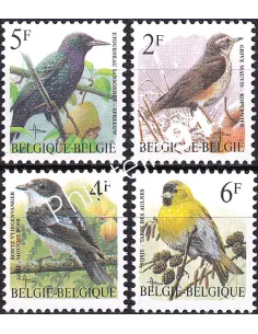 Belgique,Lot de timbres oiseau de 1996, collection timbres Europe