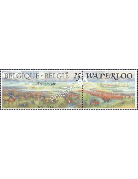 Belgique, n° 2376, avec vignette, collection timbres Europe