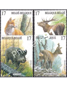 Belgique, n° 2748 à 2751, collection timbres Europe