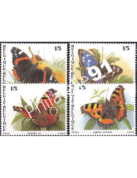 Belgique, n° 2503 à 2506, collection timbres Europe