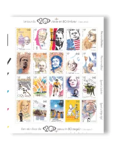Belgique, n° 2855 à 2874, en feuille, collection timbres Europe
