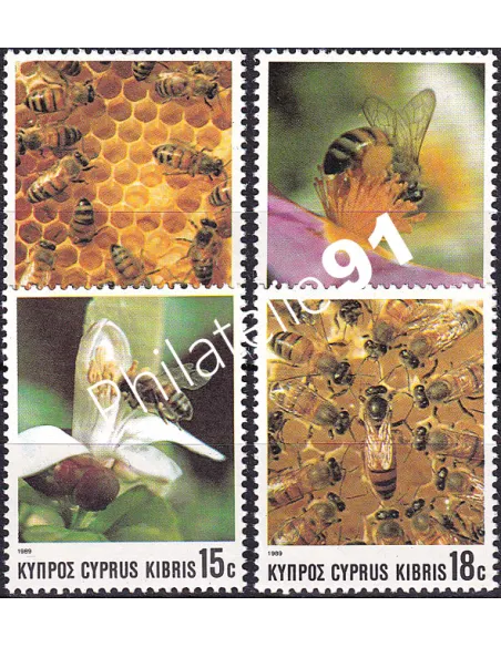 Chypre, n° 720 à 723, collection timbres Europe