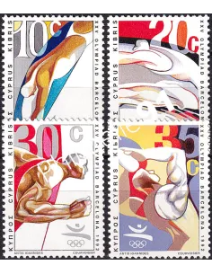 Chypre, n° 783 à 786, collection timbres Europe