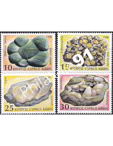 Chypre, n° 911 à 914, collection timbres Europe
