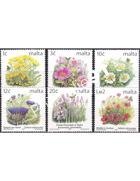 Malte, n° 1111 à 1116, collection timbres Europe