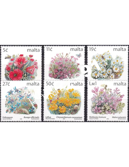 Malte, n° 1163 à 1168, collection timbres Europe