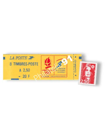 Carnet n° 2715-C1a, Marianne de Briat, Alberville, timbres France