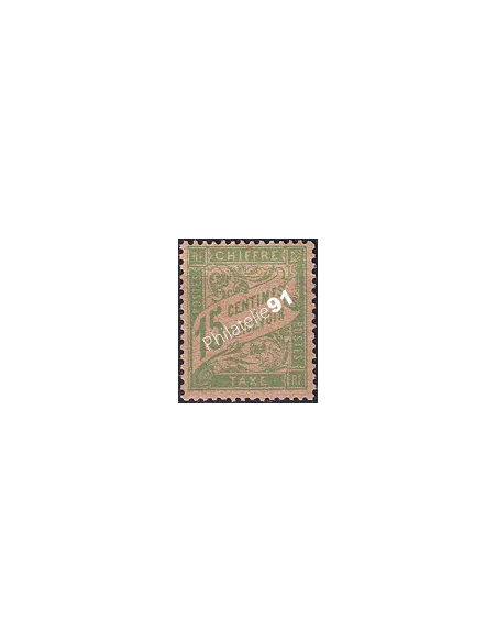 Timbre-taxe n° 30a, Papier GC, collection timbres France