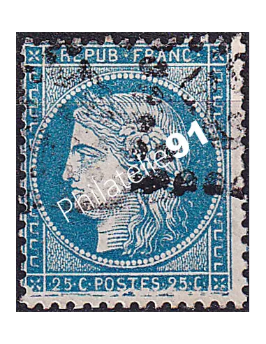 Timbre Classique n° 60A oblitéré, variété, timbres France