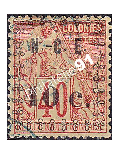 Nouvelle Calédonie, n° 11 oblitéré, Timbres des Colonies
