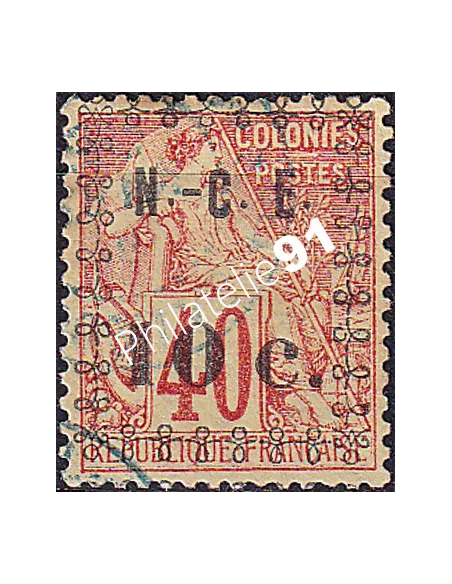 Nouvelle Calédonie, n° 11 oblitéré, Timbres des Colonies