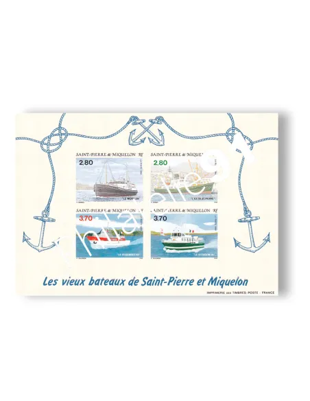 Saint-Pierre et Miquelon, BF n° 4 ND, RARE, timbres Dom-Tom