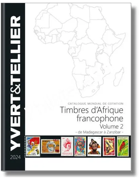catalogue Afrique francophone, volume 2 - 2024, catalogue philatélique