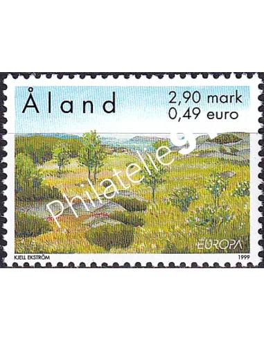 Aland, n° 156, collection timbres Europe