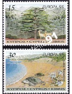 Chypre, n° 934 à 935, collection timbres Europa