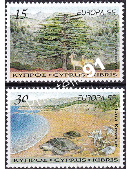 Chypre, n° 934 à 935, collection timbres Europa
