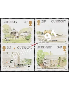 GUERNESEY - n°  371 à 374 ** - Musées guernesiais
