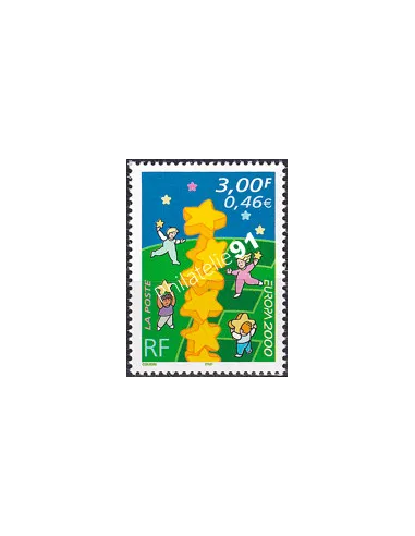 France, n° 3327, Europa 2000, collection timbres Europe
